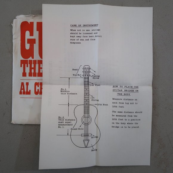 Guitar The Easy Way Vinyl 45 Al Chernet Record Instructional Booklet 1-201 - Picture 6 of 9